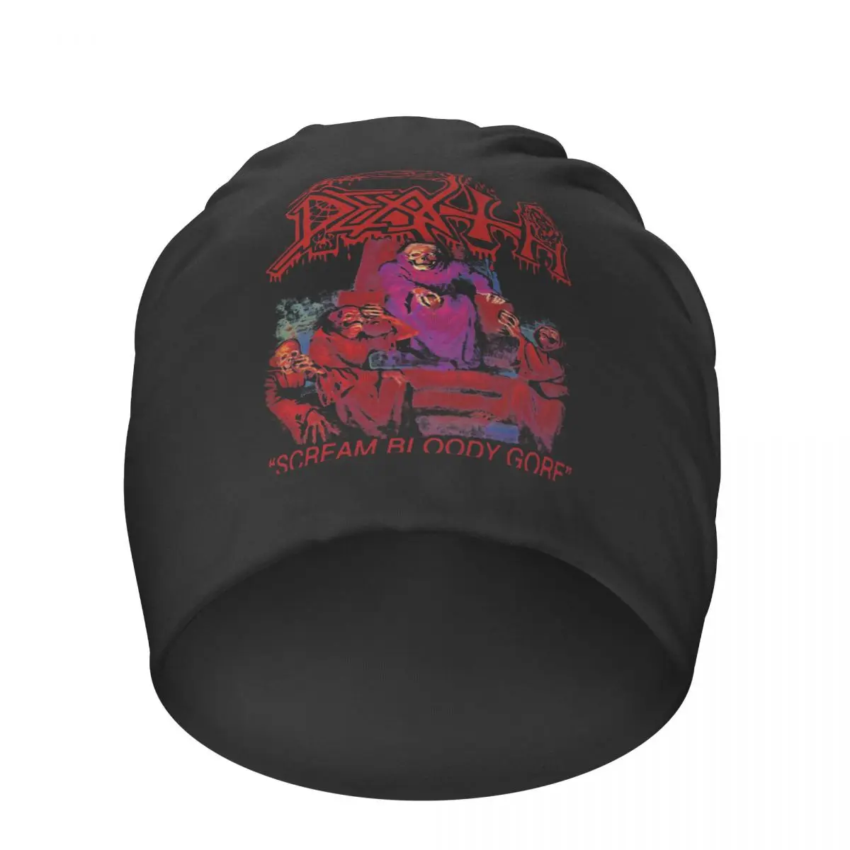 

Мужские и женские удобные облегающие шапки Death SBG Kintting шапка рок металлический ремешок шапочки облегающие шапки теплая зимняя велосипедная ...