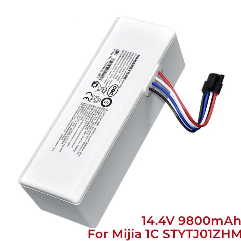

Robot Battery14.4V9800mAh 1CP1904-4S1P- MM for Xiaomi Mijia Mi Vacuum Cleaner Sweeping and Mopping Robot Replacement Battery G1