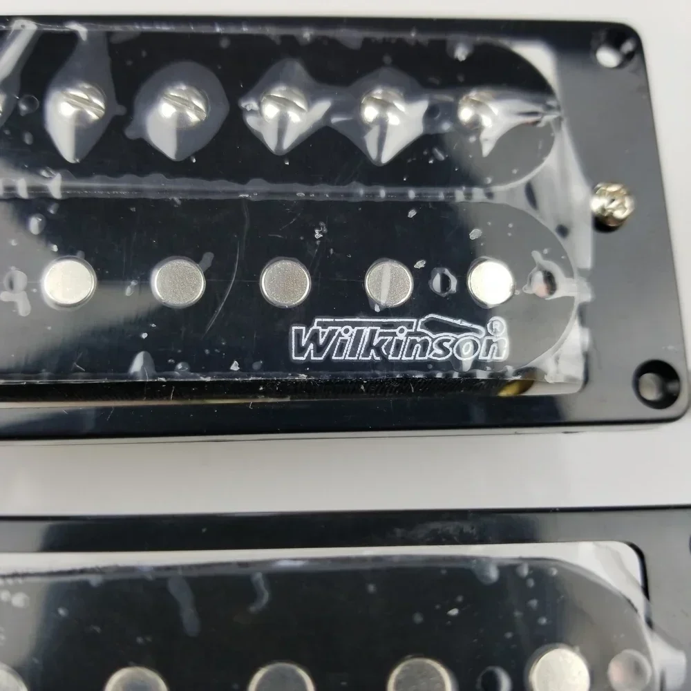 Фото Новые звукосниматели Wilkinson WOHHB Black Open Double Coil для электрогитары (пара для бриджа и нейка) №4