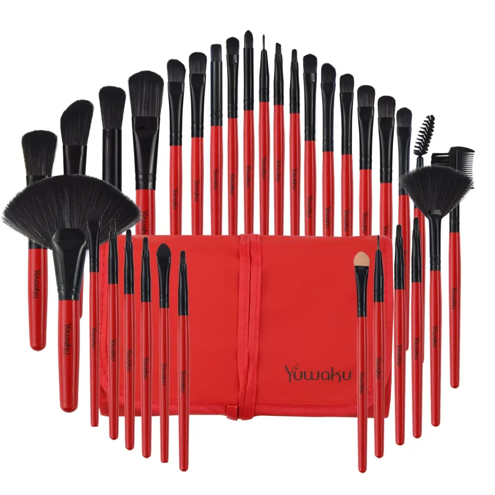 

NEW2023 32Pcs Makeup Brush Set with Brush bag high quality cosmetic brush Eye Powder Foundation Brushes pincel maquiagem Beauty