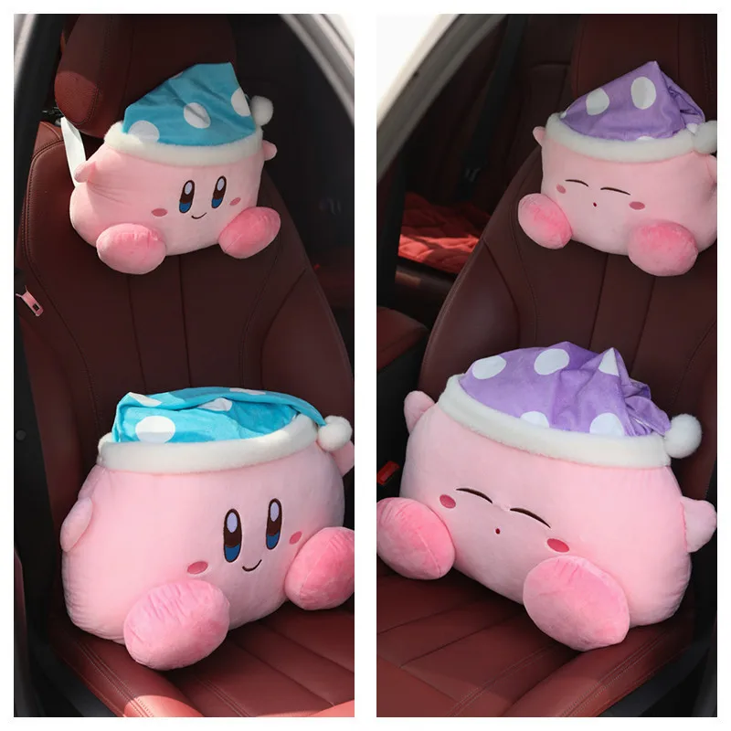 

30Cm Kirby Cushion Toys Kawaii Game Peripheral Doll Lovely Kirby Pillow Car Interior Decoration Soft Gift For Girl
