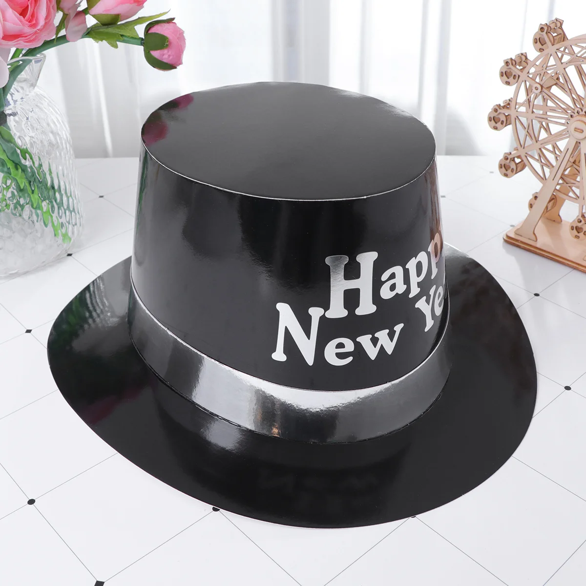 

New Hats Years Year Hat Party Evehappy Paper Black Prop Tiara Cotusme Headbands Favor Birthday Kids Cap Magician Clown