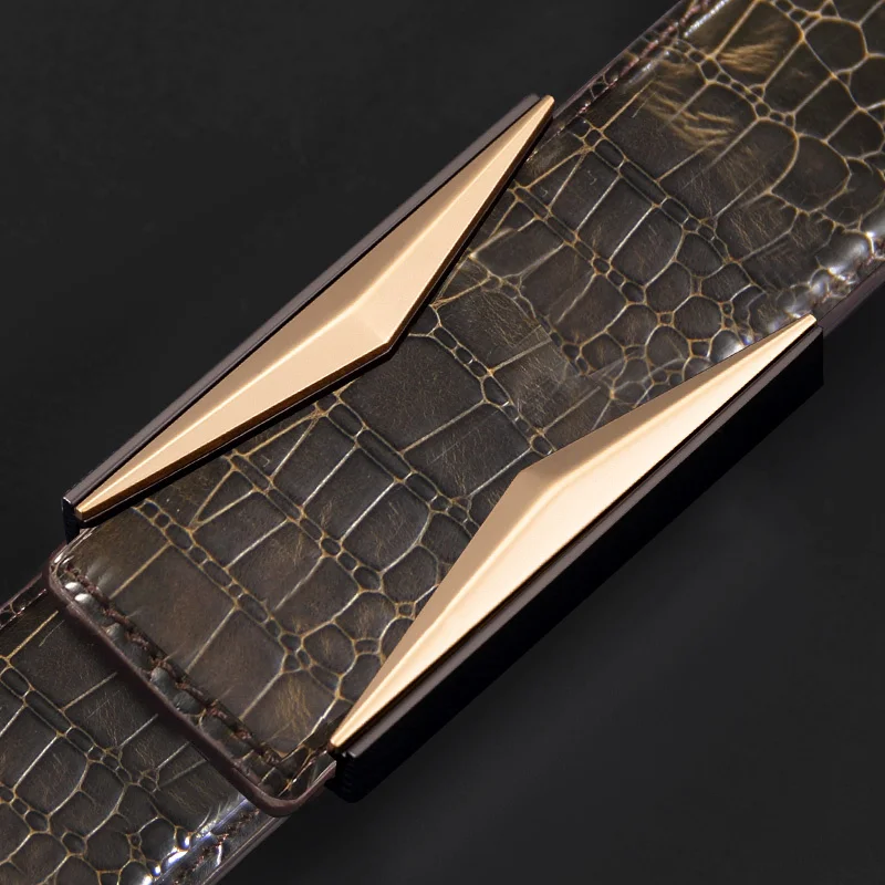 

High Quality Belt Men Classic designer fashion Waistband Coffee Casual full grain leather popular trousers cintos masculinos