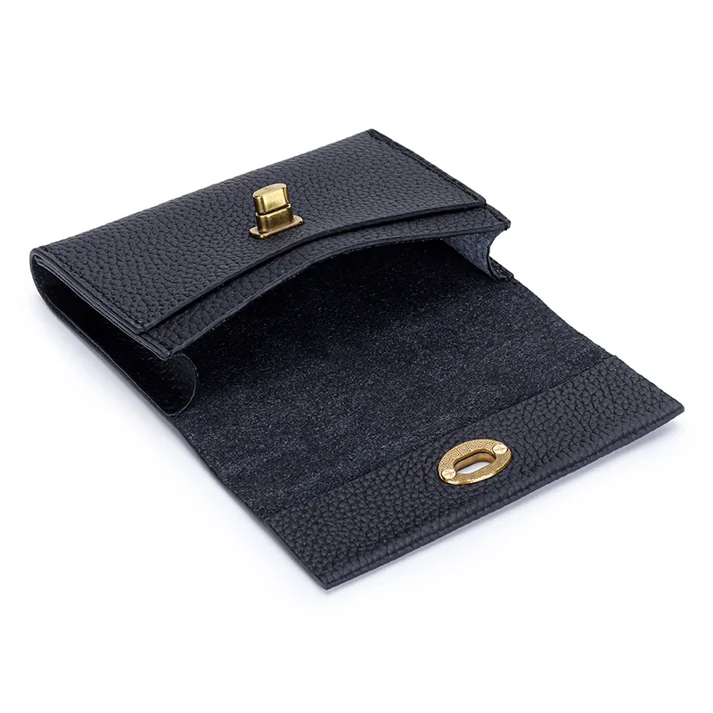 Женский модный короткий кошелек из натуральной коровьей кожи с маленьким