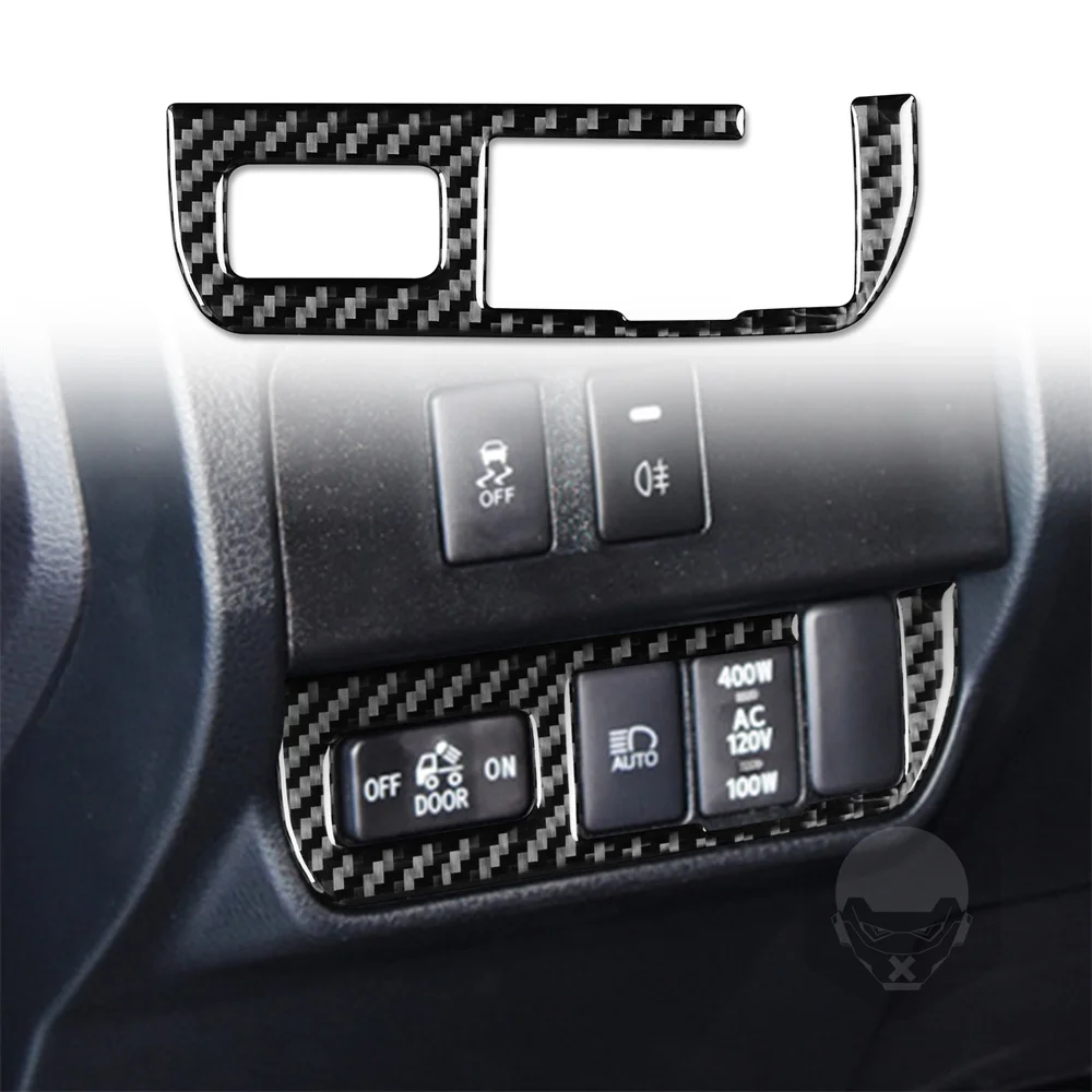 

Suitable For Toyota Takuma 15-20 Rear Tail Glass Switch Carbon Fiber Decorative Sticker Exquisite Workmanship Easy To Use