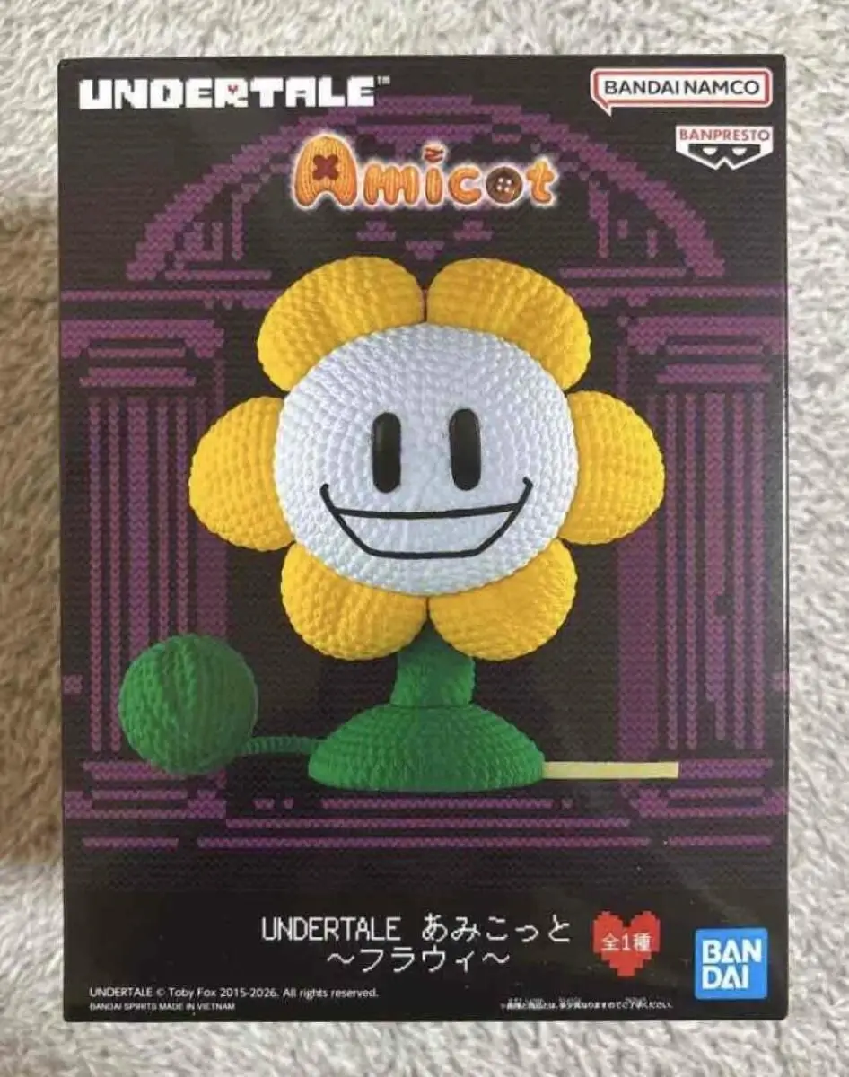 В наличии Оригинальная фигурка BANPRESTO Amicot Undertale Flowey, модель аниме-персонажа, игрушка (art.: 3920dbfcc48e6) - 3920dbfcc48e6
