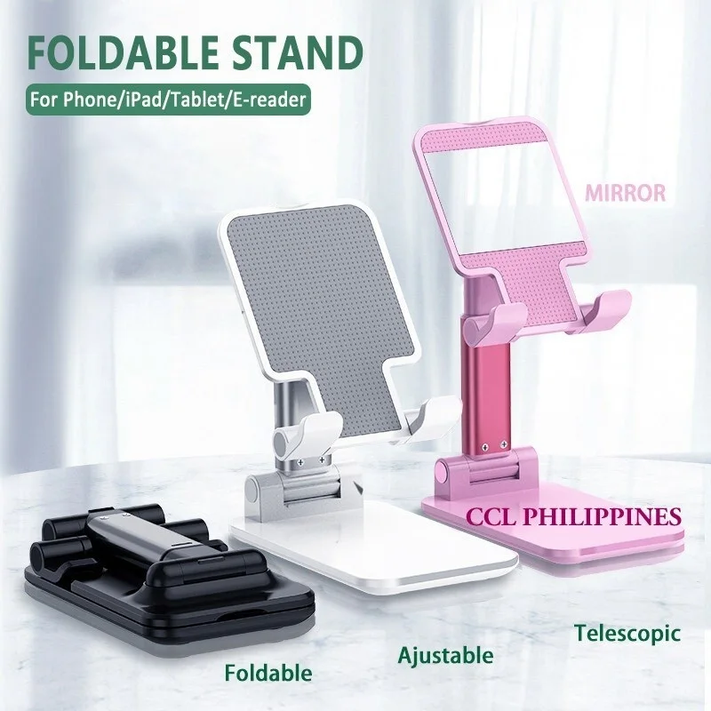 

HSYK PH Universal Cellphone Holder Foldable Desk Phone Stand Telescopic Adjustable Mobile CP Stand K3