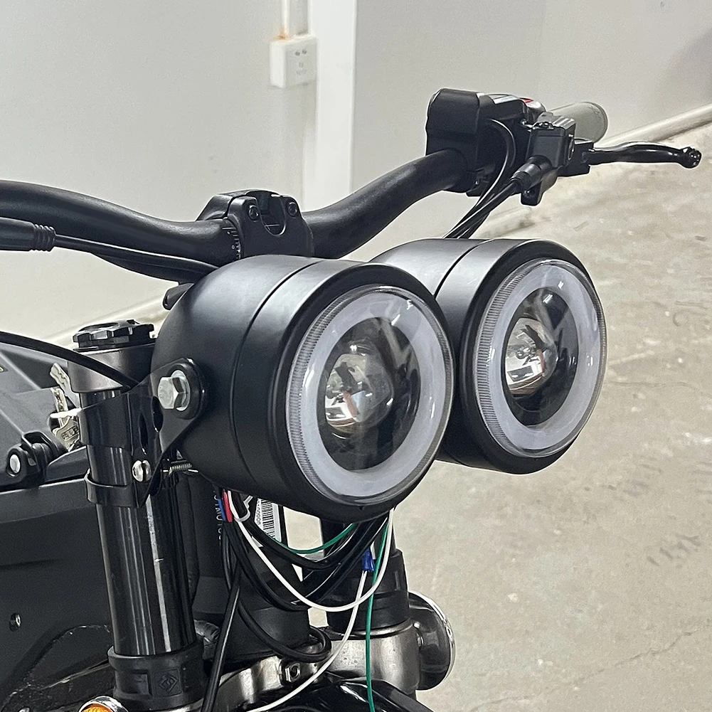 Мотоциклетный фонарь с креплением универсальная двойная лампа для езды на