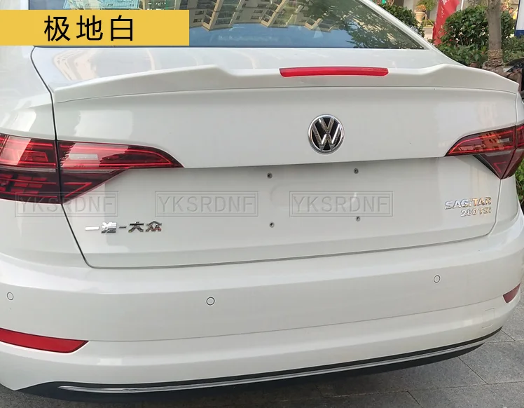 Спойлер из АБС-пластика для заднего крыла багажника губ хвоста Volkswagen VW Jetta MK7 2019 2020