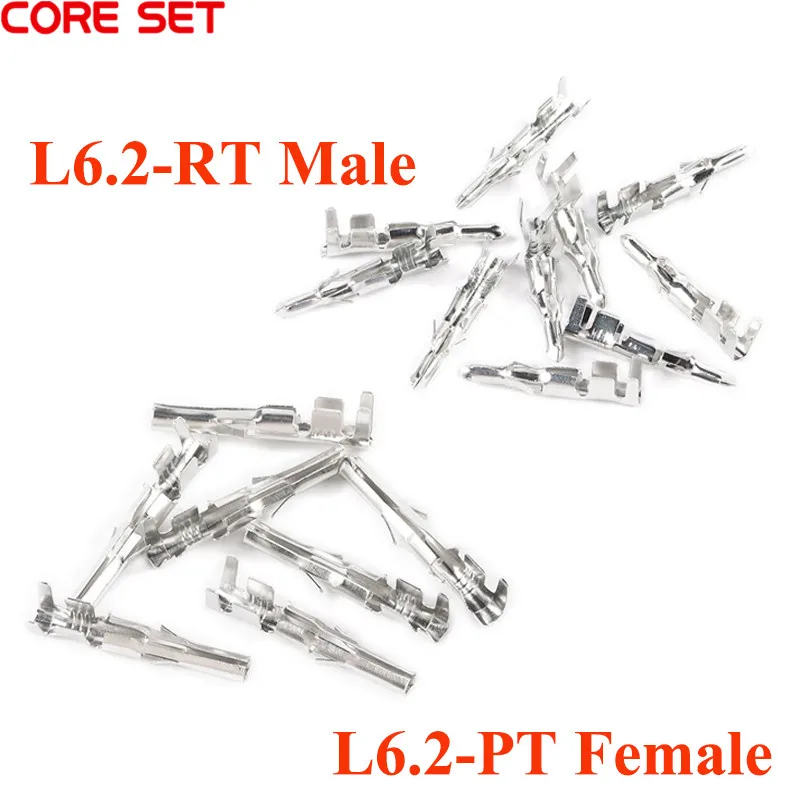 

200pcs/lot Big Tamiya EL L6.2MM Male Female Terminals Connector L6.2-PT L6.2-RT Large Tamiya For Pins Male Female Socket Plug