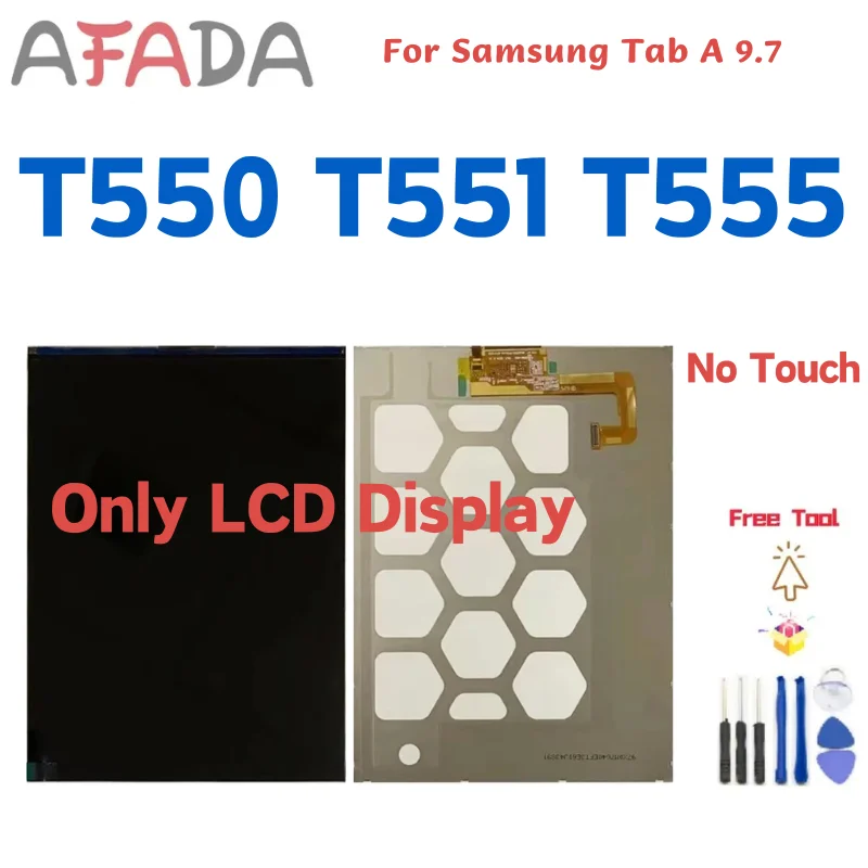 9 7-дюймовый ЖК-дисплей T550 для Samsung Galaxy Tab A 7 T551 T555 SM-T550 SM-T551 SM-T555 без сенсорного