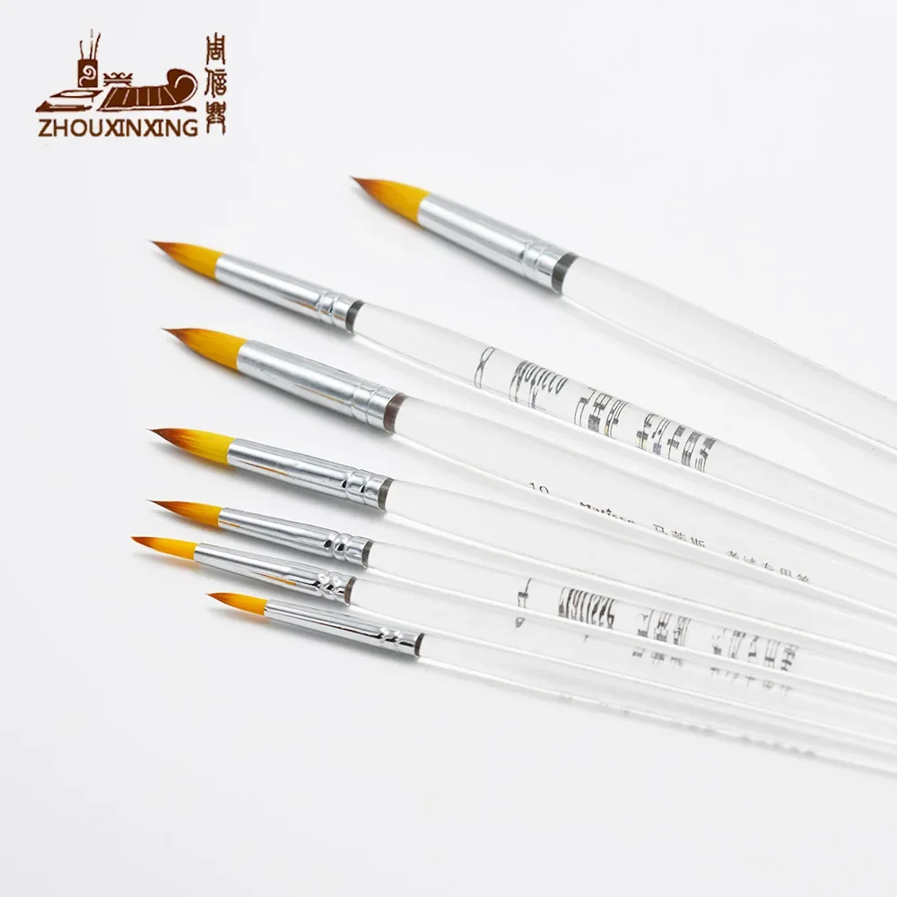 ZHOUXINXING постепенная смена цвета с круглой головкой высококачественная нейлоновая