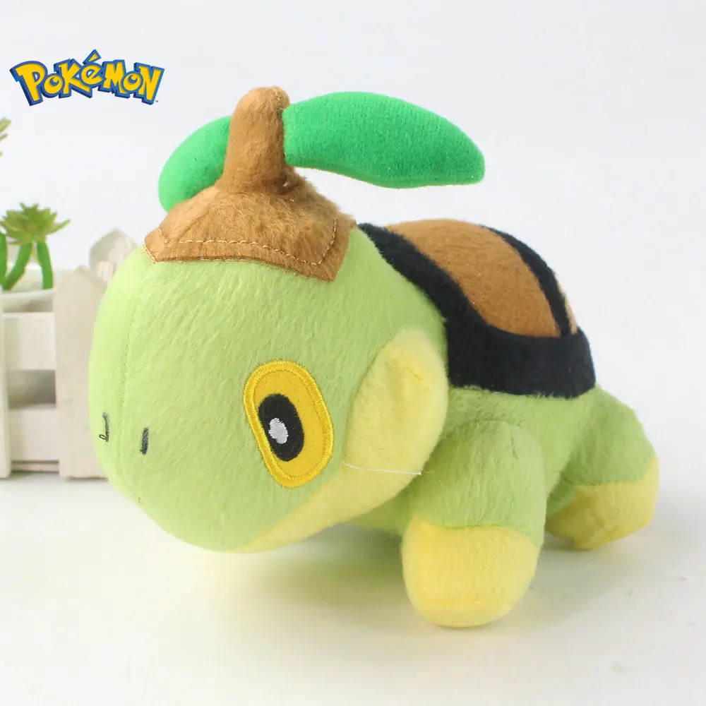 

30cm Anime Pokemon Turtwig Plush Animal Soft Stuffed Dolls Kids Toys Dream Wrist Pillow Grab Machine Doll Support Dropshipping