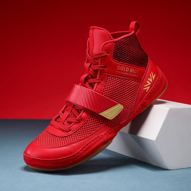 Ботинки мужские и женские износостойкие дышащие боксерские туфли удобная обувь