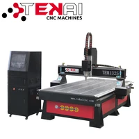 Business Equipment Wood CNC Router Machine For Wooden Kitchen Cabinet Door Making PVC Foam Board Cutting