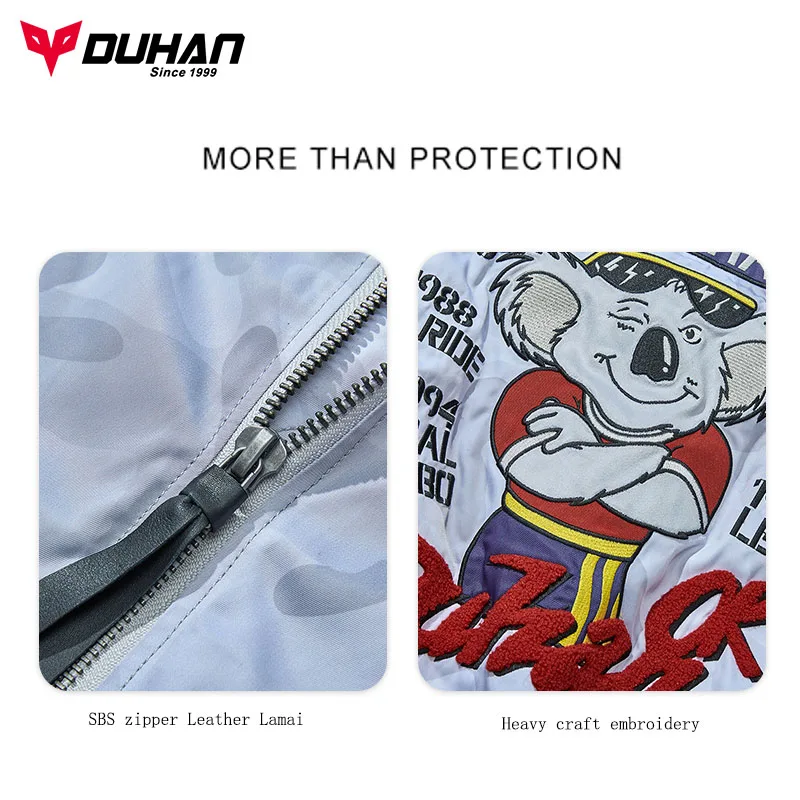 Куртка мужская демисезонная мотоциклетная с вышивкой и