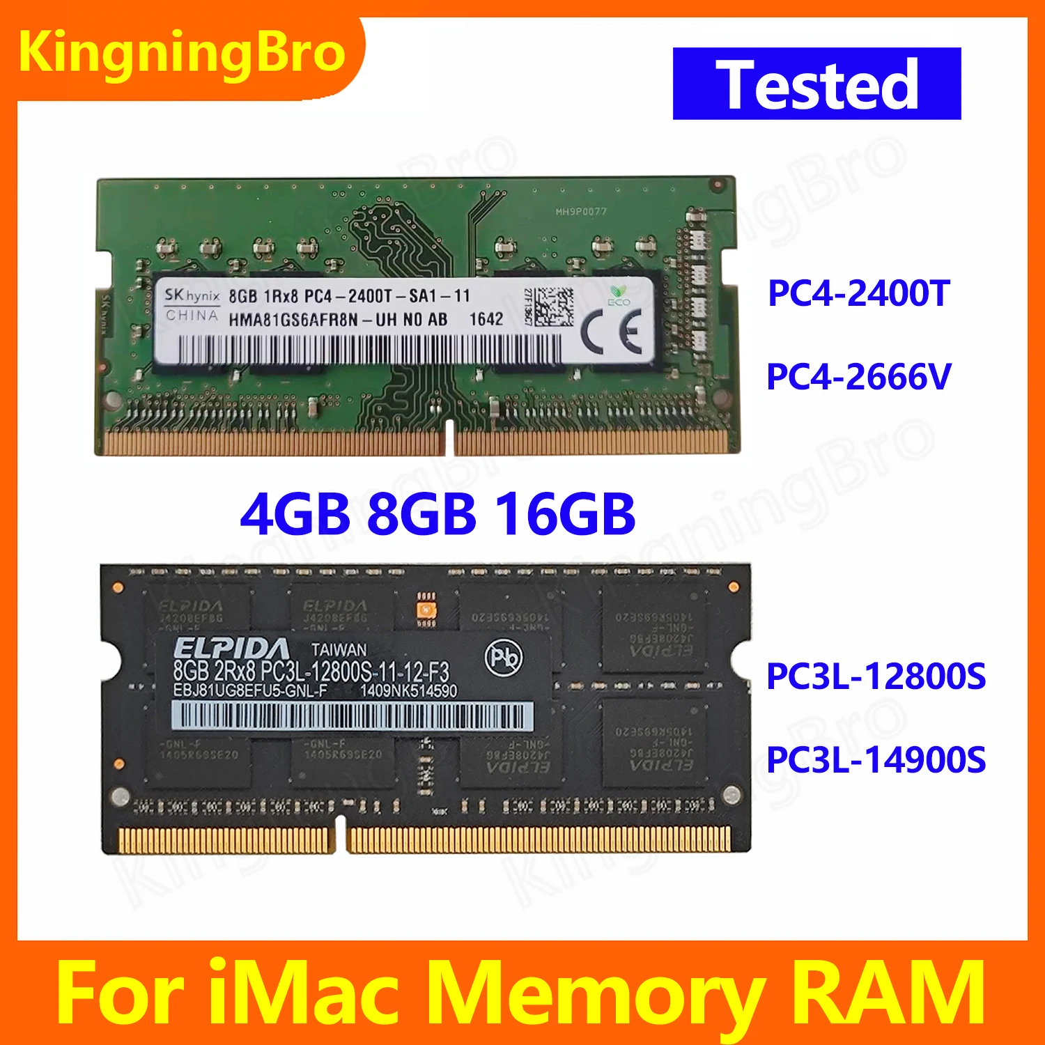 Протестированная память 4 ГБ 8 16 Для iMac A1418 A1419 A2115 A2116