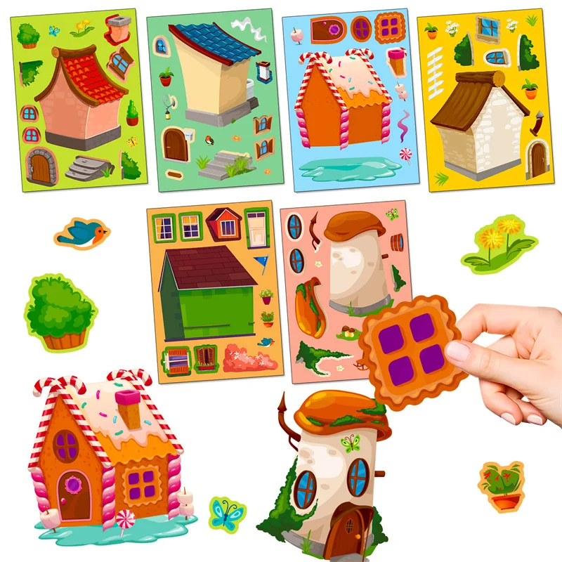 Сделай Сам свой собственный дом наклейки для детей бесплатно соответствия