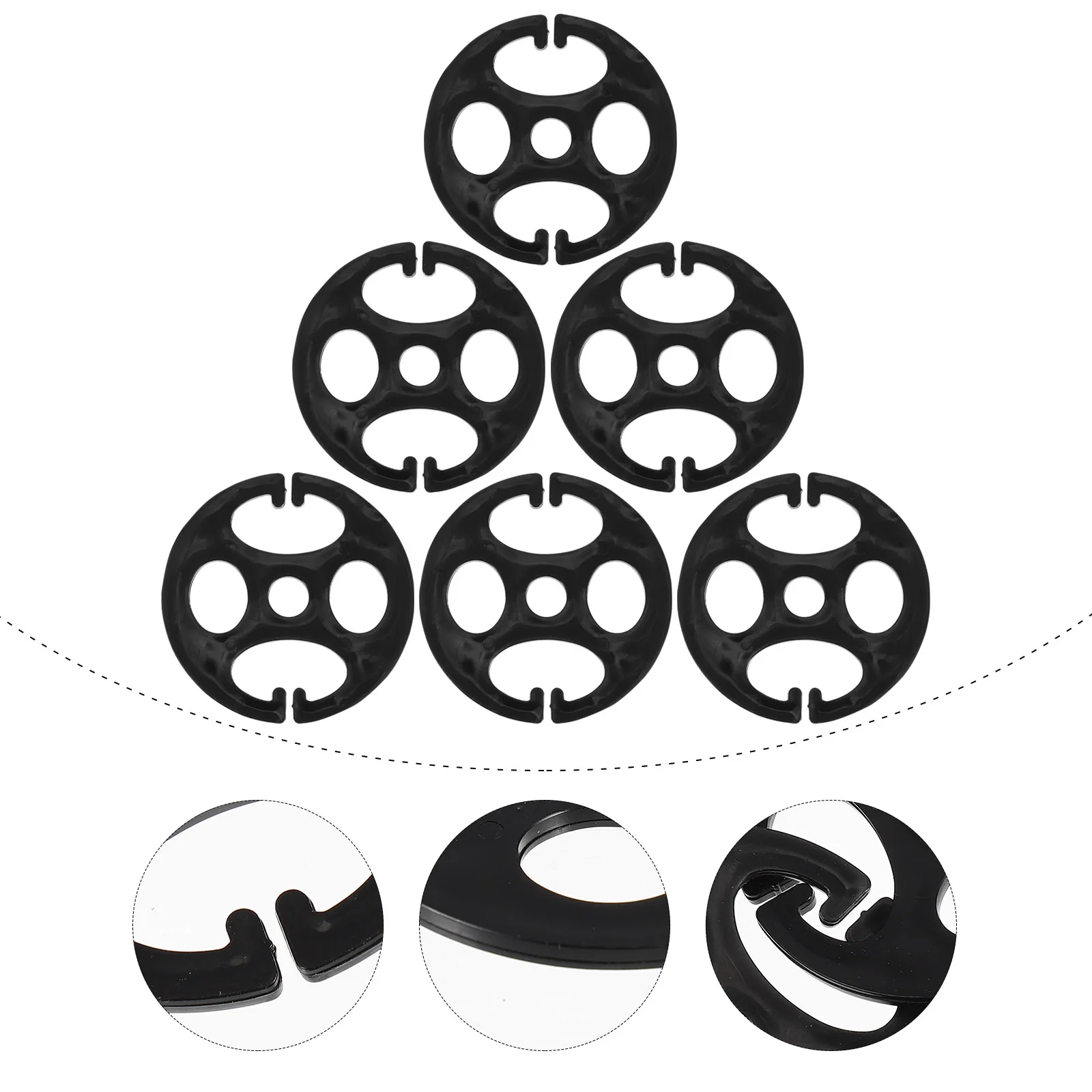 

100Pcs Elastic Strap Adjustment Buckles ABS Seat Buckles Elastic Band Adjustment Buckles