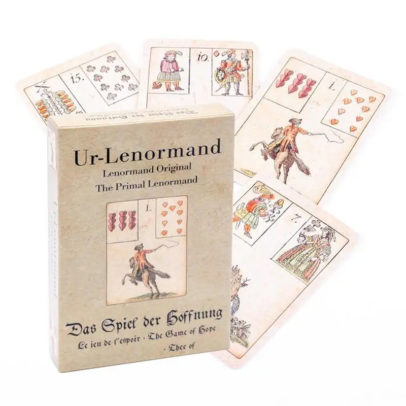 

Ur Lenormand Original Tarot Deck Board Game Card Games Fortune Telling Game Divination Tools for All Skill Levels Party Game