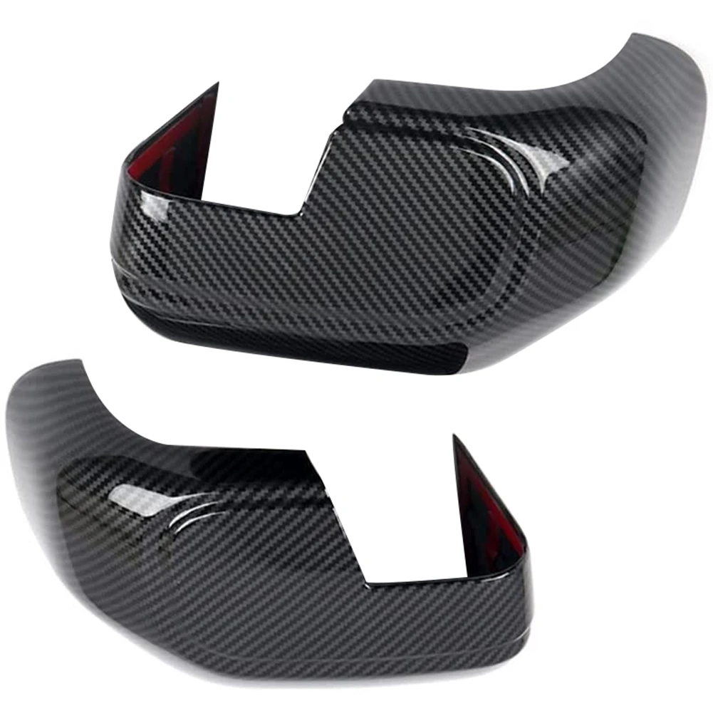 

Крышка для зеркала заднего вида автомобиля 2021 2022 Ford Bronco, декоративная крышка для зеркала заднего вида, аксессуары для отделки, углеродное во...