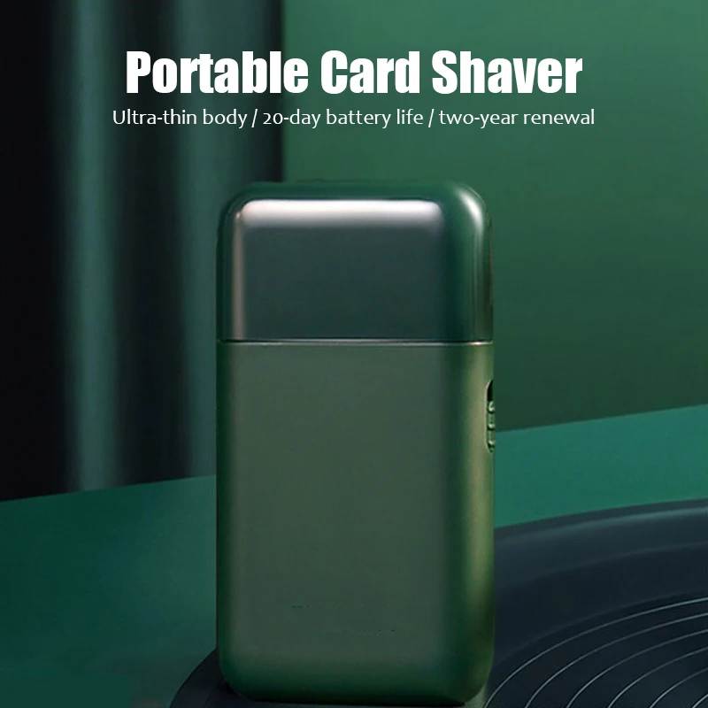 

New Men's USB Charging Long Lasting Electric Shaver Car Travel Portable Shaver Head Washable Mini Men's Shaver