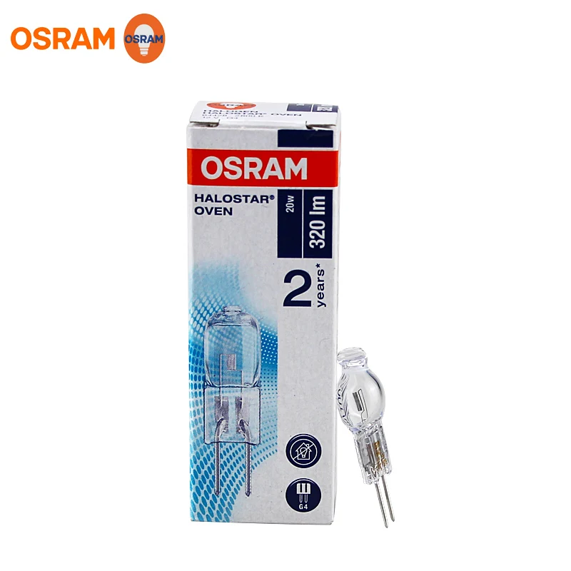 2pcs OS 64428 12V 20W G4 lamp Halostar Oven Pyrolysis baking light 12V20W Rational Backofen 300°C Bulb | Освещение