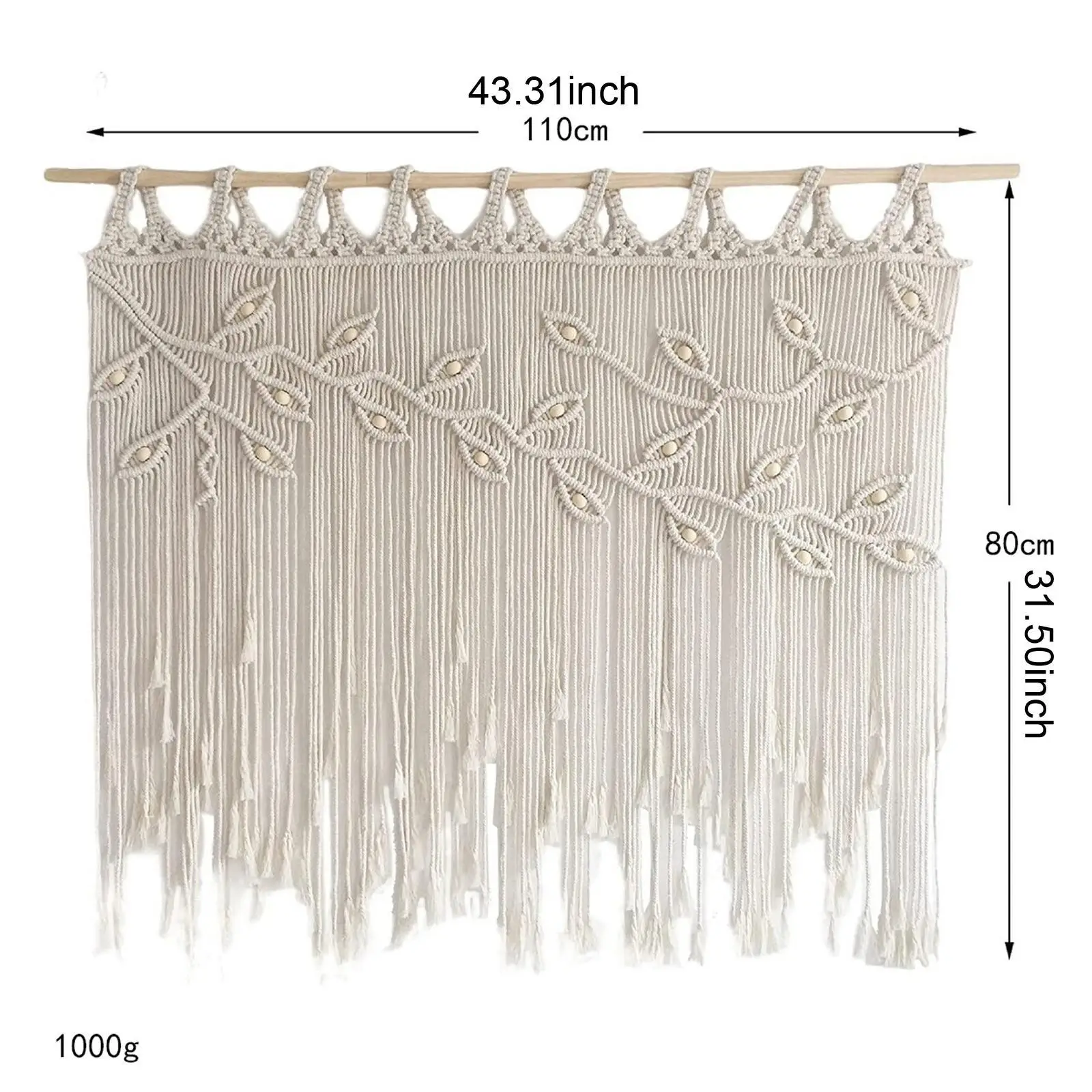 Тканый гобелен настенный художественный подвесной шикарный декор макраме дверь