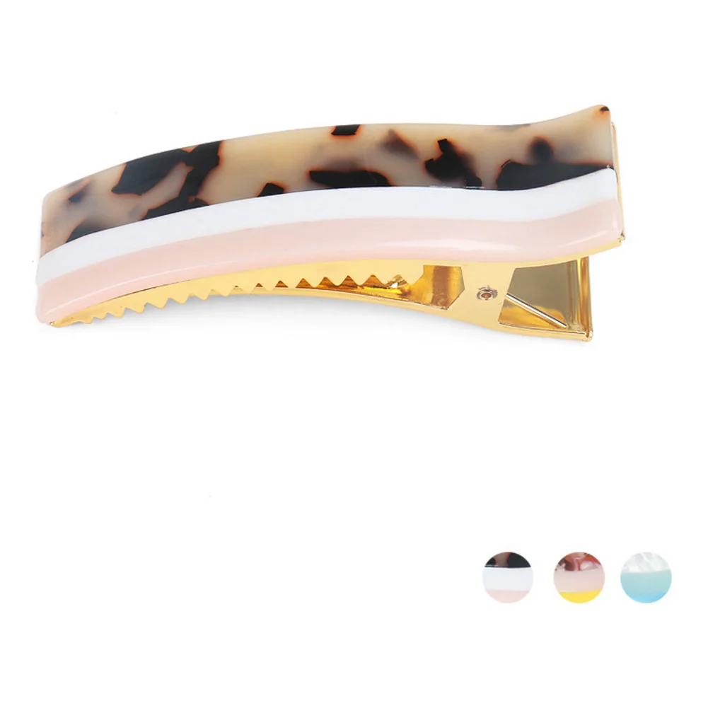 Hair Pin For Women Girls Fine Cellulose Acetate Hair Accessory Ornament Jewelry Clip Barrette For Tiara Bridal