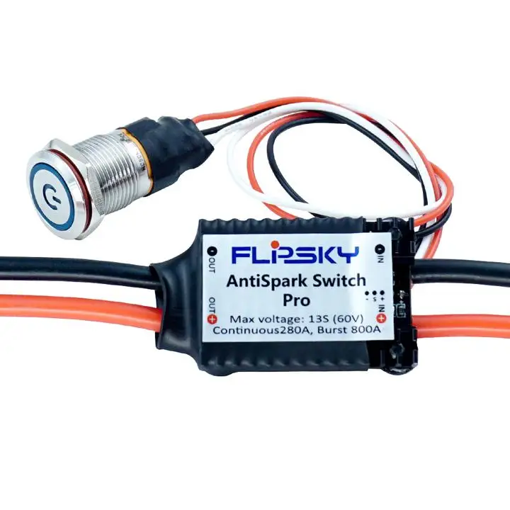 

FLIPSKY AntiSpark Switch Pro 280A 3S-13S for Electric Skateboard EBike Scooter Robots DIY Parts