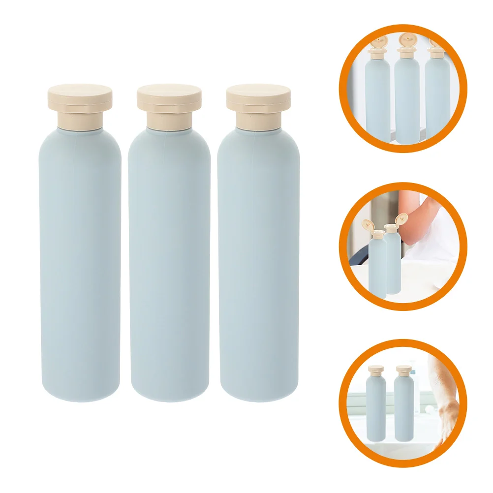 

3 Pcs Shampoo Squeeze Bottle Empty Conditioner Bottles Advanced Travel Containers Toiletries Leak Proof