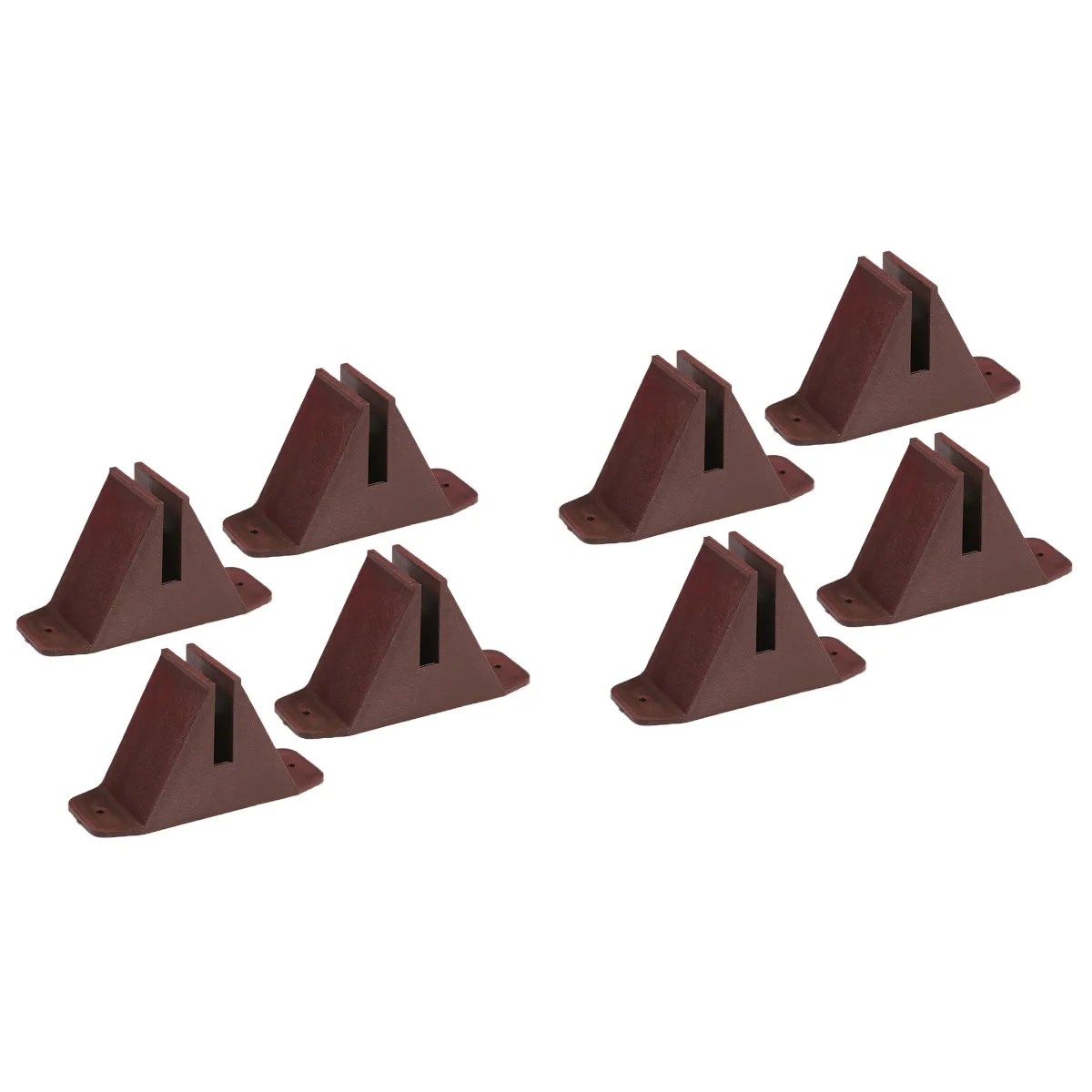 

8 Pcs Pet Accessories Fences Base Kit Garden Accessory Yard Stand Holder Plastic Supplies