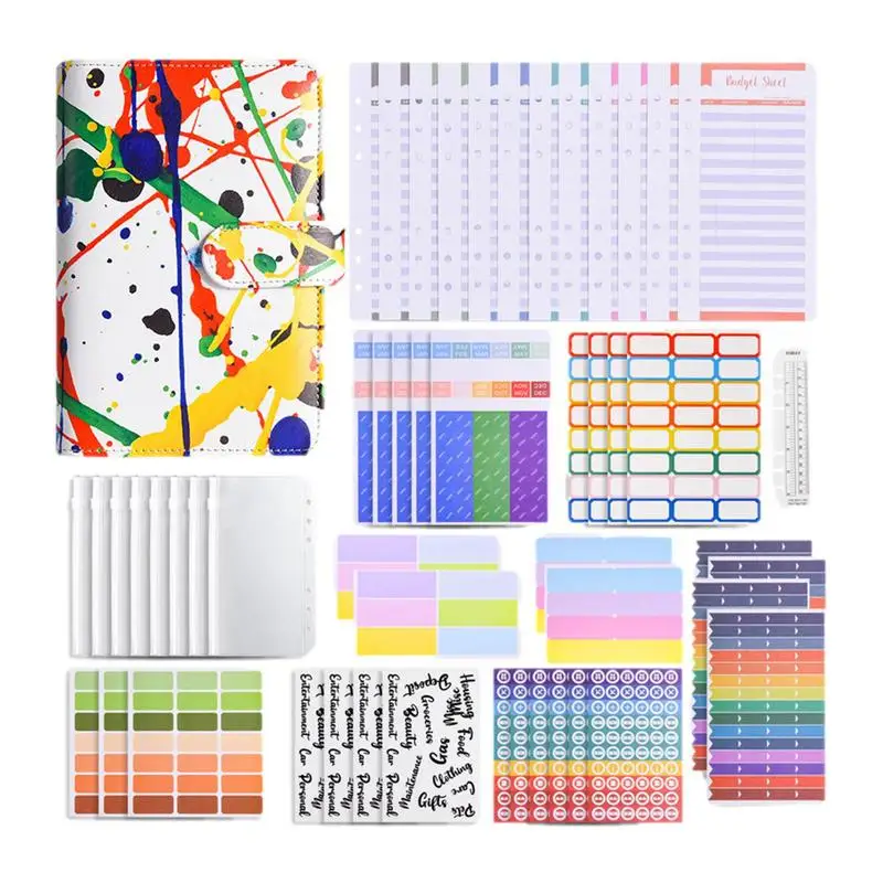 Папка-планировщик формата А6 книга для экономии денег 12 бюджетных карточек