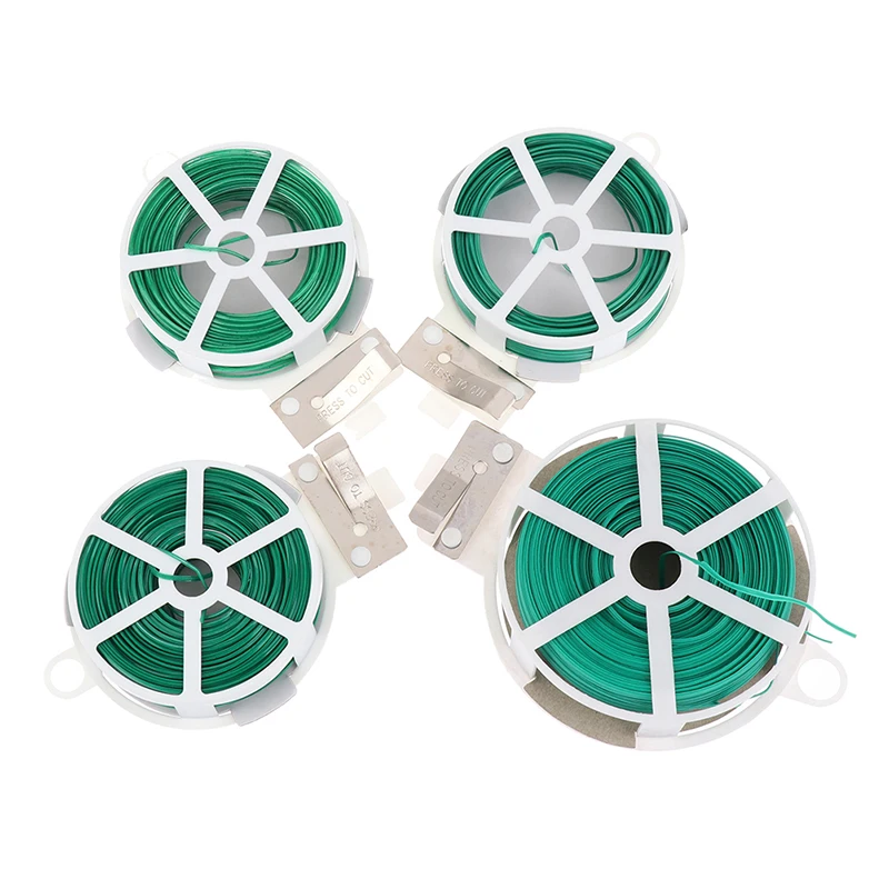 1 шт. рулонная проволока для растений фиксированная веревка садовая заводная