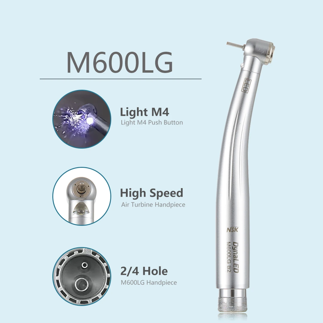 NSK подшипник DynaLED M600LG наконечник с подсветкой B2 M4 красочная кнопка