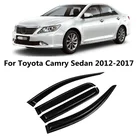 Для Toyota Camry Sedan 2012 2013 2014 2015 2016 2017 автомобильные оконные ветровые дефлекторы тонированный тент защита от Дождя Солнца ветра укрытия