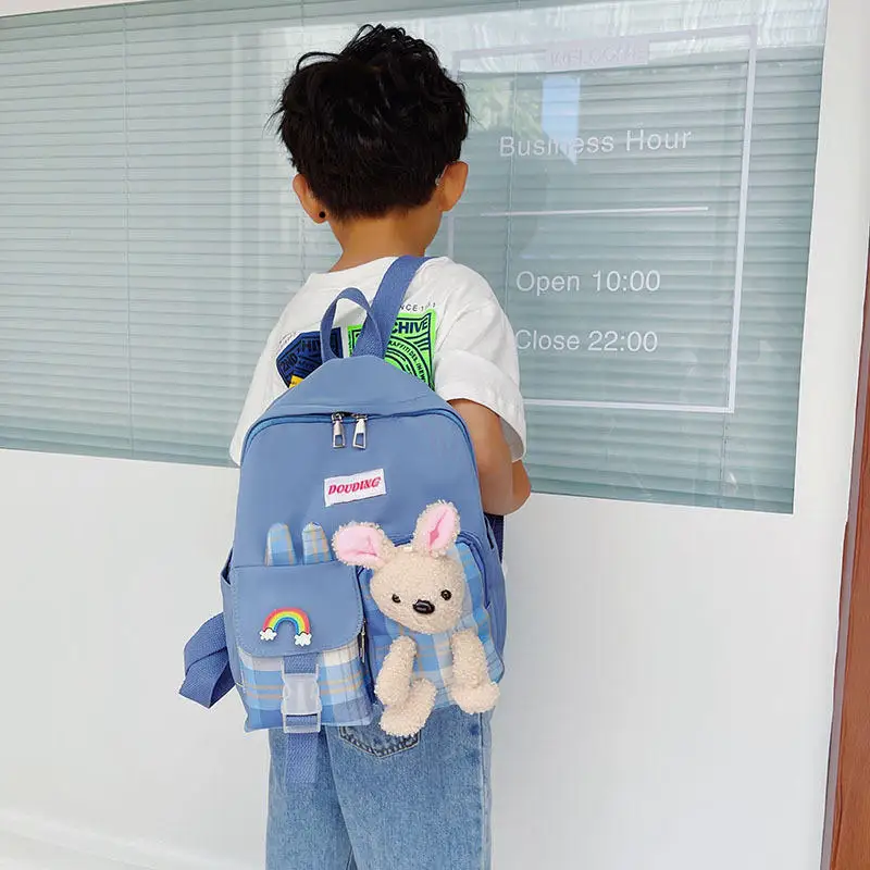 Cartoon Bear Children Backpacks Children School Backpack Nylon Kindergarten Bag Animal Kids School Bags for Girls Boy SchoolBag
