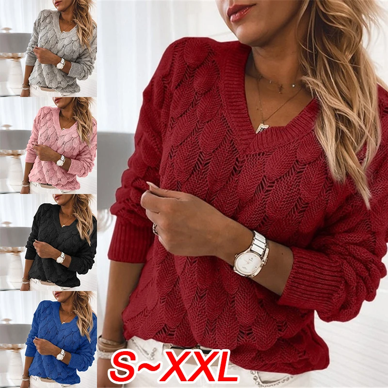 Женская трикотажная рубашка с длинным