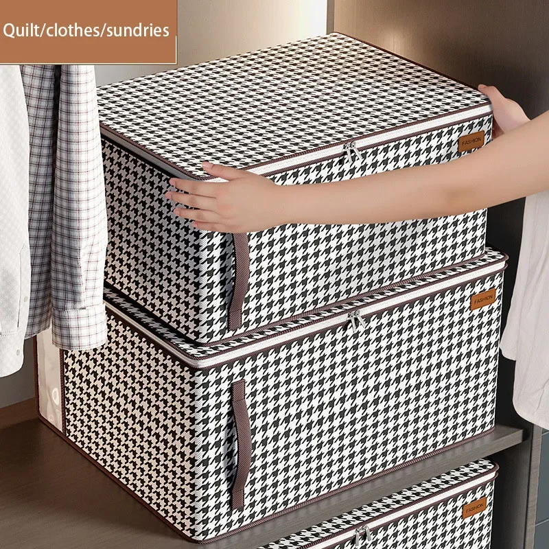 

Wardrobe Quilt Clothes Sorting Box Moisture-Proof Dust-Proof Moving And Packing Bag Quilt Storage Bag Large Capacity Household