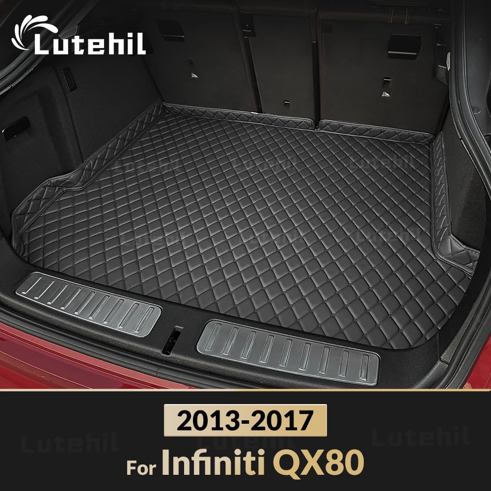Коврик в багажник автомобиля Lutehil для Infiniti QX80 2013 2014 2015 2016 2017 автомобильные