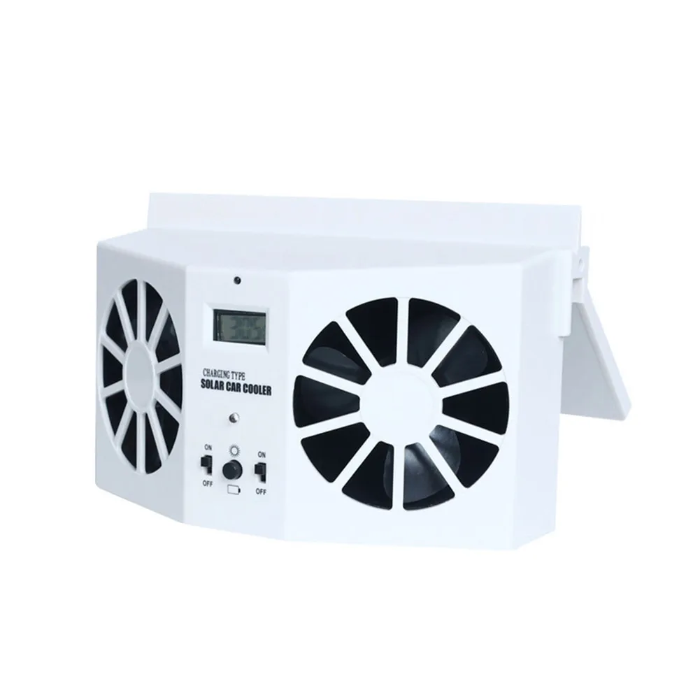 

Solar Car Ventilation Fan Dual-Vent Car Exhaust Solar Car Cooler Air Circulation Smoke Exhaust Fan Car Ventilation Fan