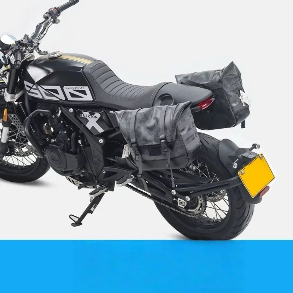 Фото Боковая сумка GK500 предназначена для мотоциклов Brixton Crossfire 500 и вмещает шлем. Это запираемая быстросъемная рамка. №2