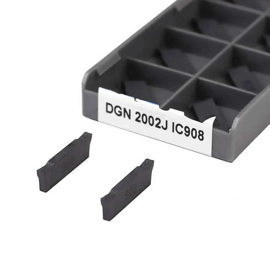 

Токарные инструменты с ЧПУ DGN2002J DGN3003J IC907 IC908, высококачественные режущие лезвия DGN, твердосплавные вставки с защитой от износа и сколов