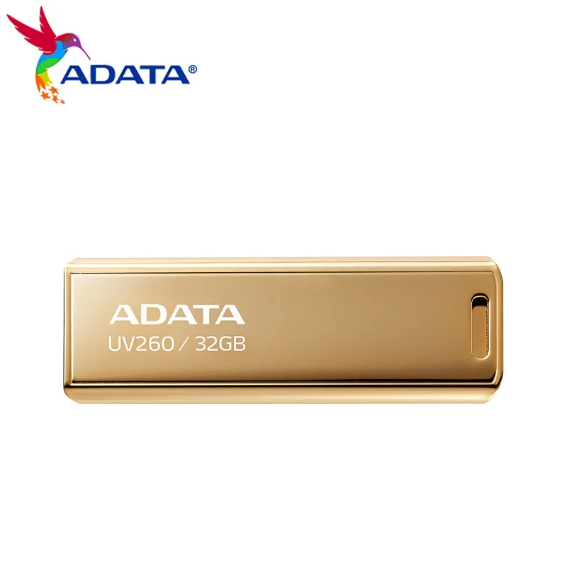 ADATA UV260 USB-флеш-накопитель Металлический мини-накопитель USB2.0 золотой с