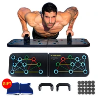 9 in 1 push up board foldable push up rack strength training board push ups stands exercise men fitness equipment for home gym