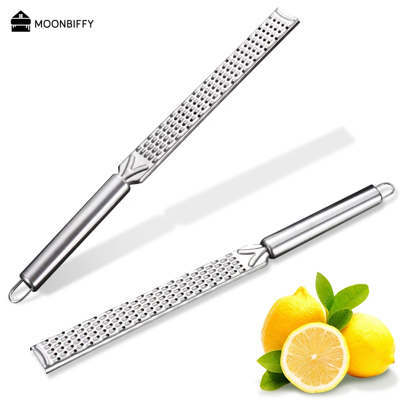 

Citrus Lemon Zester Cheese Grater for Parmesan Cheese Lemon Ginger Garlic Nutmeg Vegetables Fruits Stainless Steel терка Küche