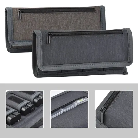 Чехол-держатель для аккумулятора, сумка для хранения аккумулятора камеры для Canon LP-E6 Nikon EN-EL15 Sony NP-FW50 AA AAA