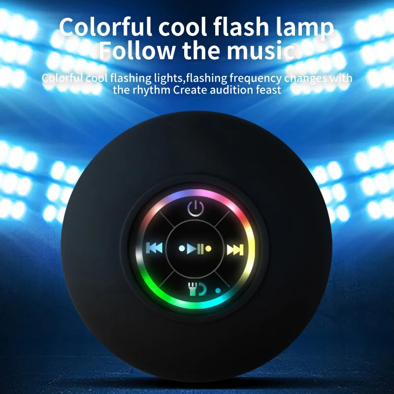 

Mini Portable Bluetooth Speaker Wireless Waterproof Shower Bathroom Speakers for Phone PC Soundbar Hand Free Car Loudspeaker