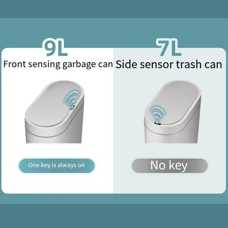 Мусорная корзина с умным датчиком для туалета кухни мусорного бака умная ванная