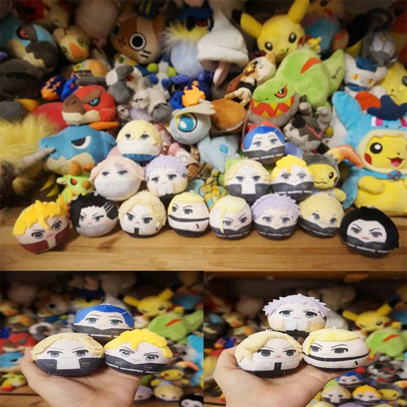 

6 см мини мягкие кулоны аниме Токио Мстители Sano Ken Keisuk маленькая плюшевая кукла брелок для ключей Детские коллекционные милые подарочные игрушки